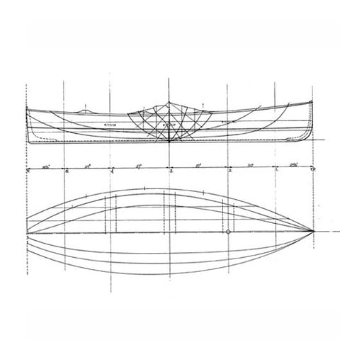 Gartside Boats 15 ft Flashboat Racing Skiff, Design #38
