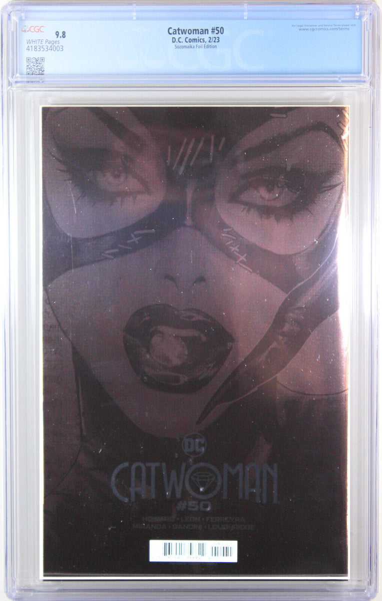 Catwoman 50 Sozomaika 150 Foil Variant2022 Comic ~ Cgc Graded 9 Fandom Comic Shop 9416
