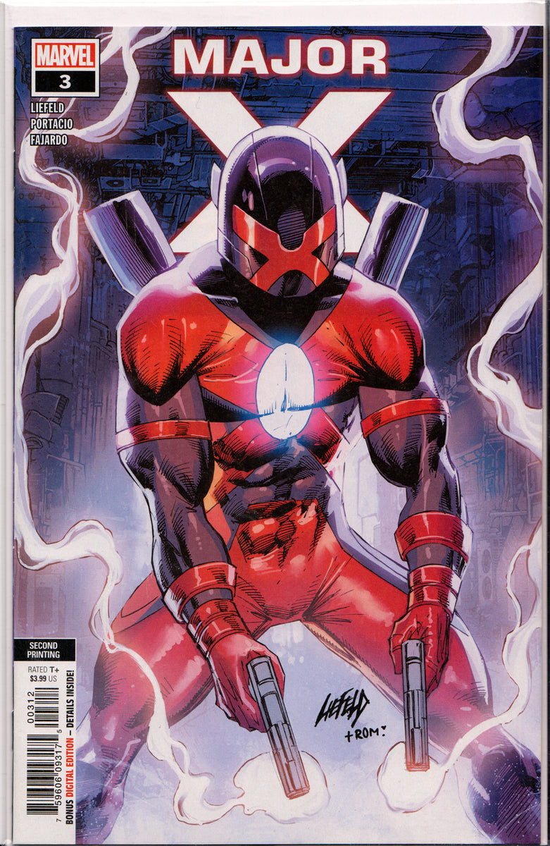 Major X #3 1ST PRINTING SIGNED BY ROB LIEFELD 
