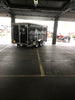 An empty market spot with our trailer in it