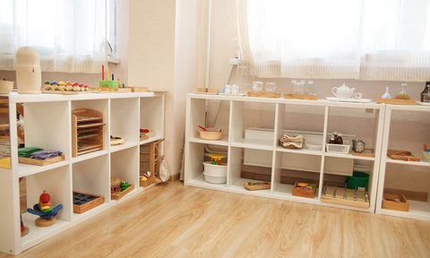 Montessori shelves