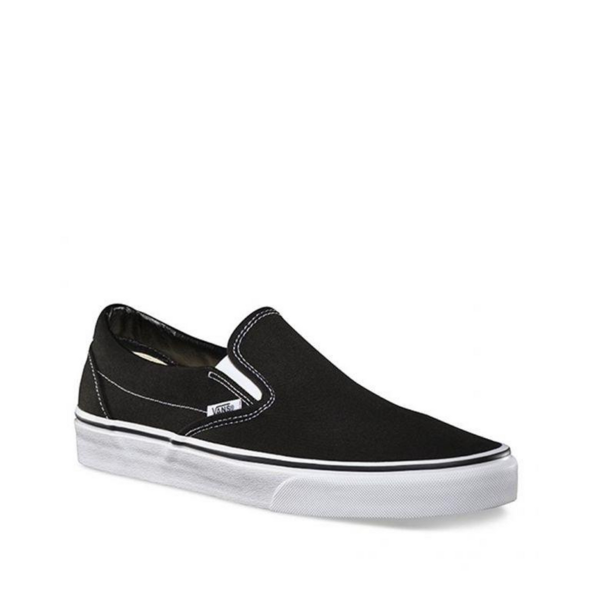 vans asher black white