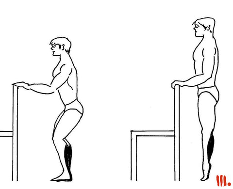 Stretching für Wadenmuskeln und Plantaraponeurose