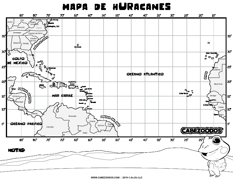 Mapa Huracanes Cabezoodos