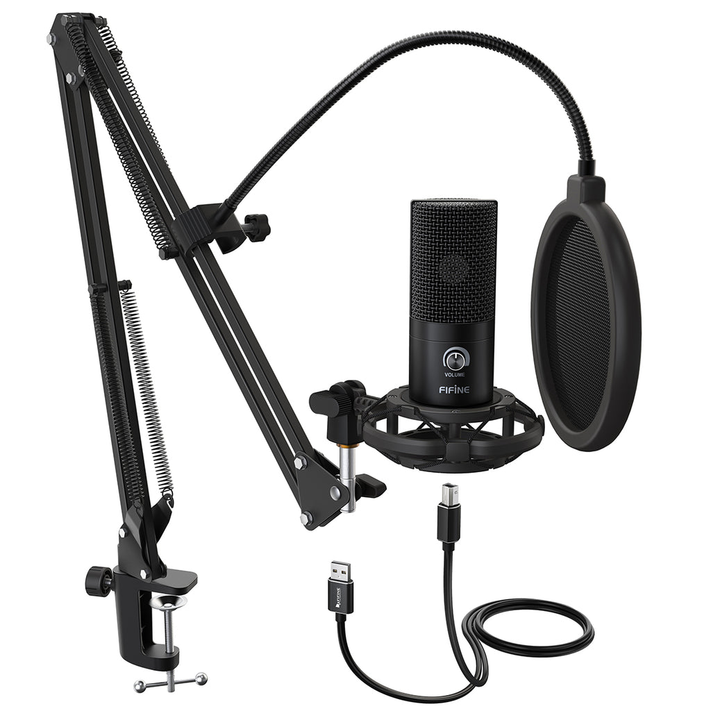 comfort chef AIDS FIFINE T669 USB Microphone Bundle with Arm Stand & Shock Mount for Str |  FIFINE MICROPHONE
