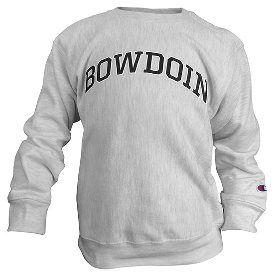 champion reverse weave logo crew neck sweatshirt
