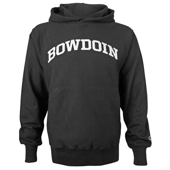 Champion Black Weave Hood – Bowdoin Store