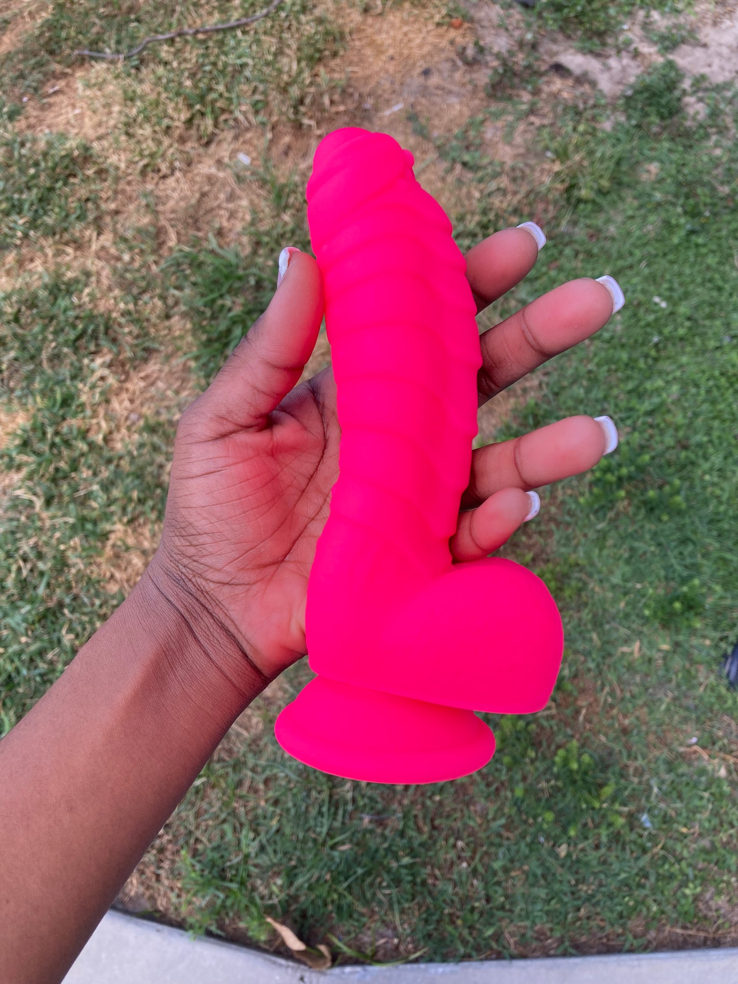Ridged Dildo