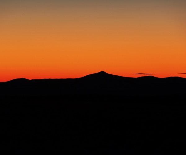 New Mexico sunset over mountains