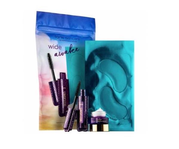 Tarte Wide Awake eye set with mascara and eye patches 