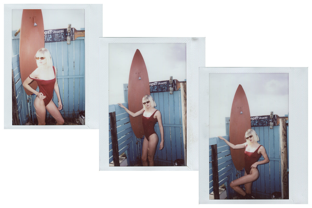 Model in Ozero Swimwear by Jean Amb in Algarve, Portugal