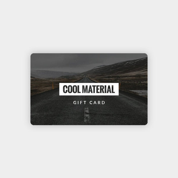 cool material gift card - cool material