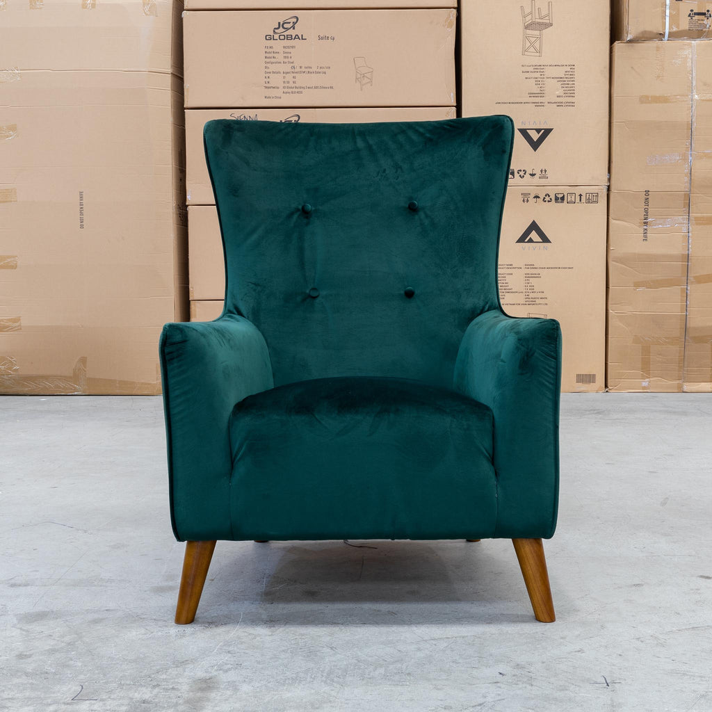 forest green occasional chair