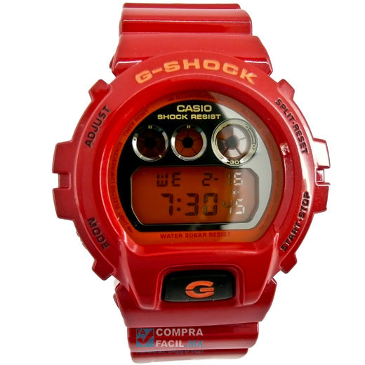 Reloj Casio G-Shock DW6900CB4 Rojo www.CompraFacil.mx Relojes en