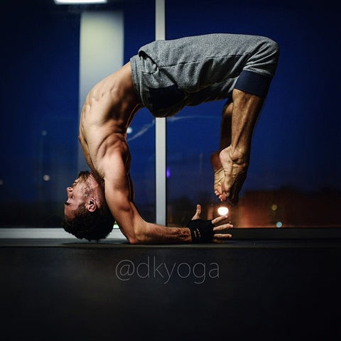 Yogi in Forearm Hollowback Scorpion
