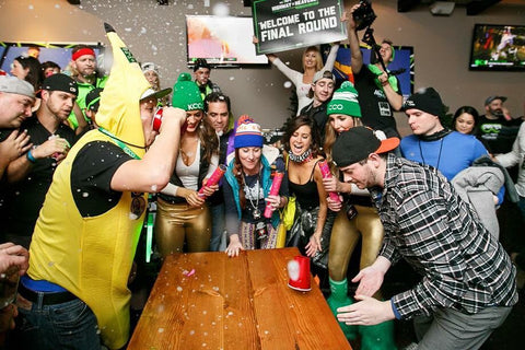 Holiday Drinking Games - Flip Cup - Chivery