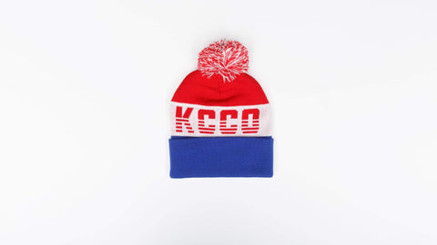 Christmas Gift Ideas for Her - KCCO Snow Bunny Red White and Blue Winter Hat