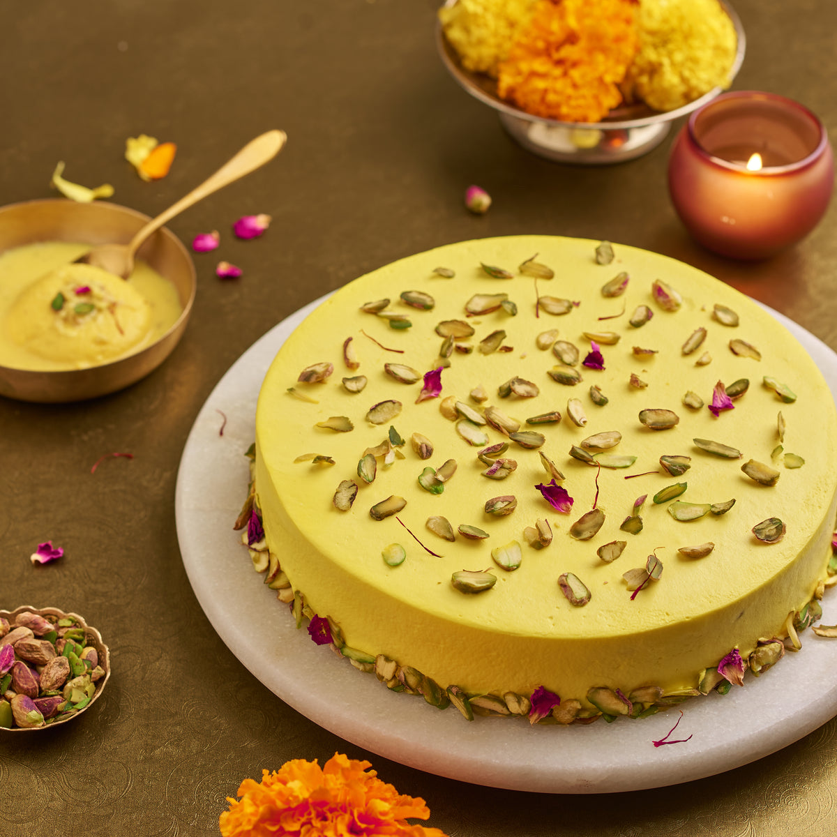 Saffron Rasmalai Cake (EGGLESS) – Amintiri