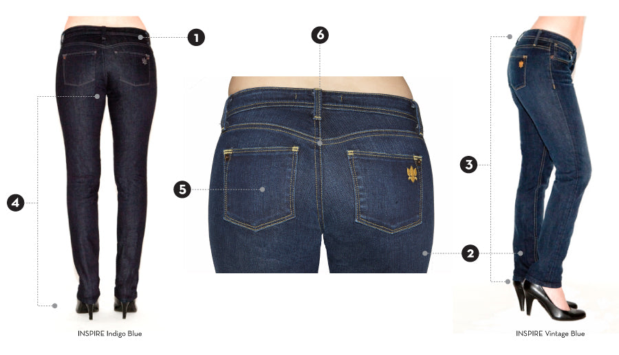 Lotus Premium Denim Inspire Fit Guide