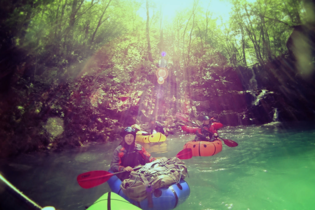 Packrafting fun at the 2018 European Packrafting Meetup.