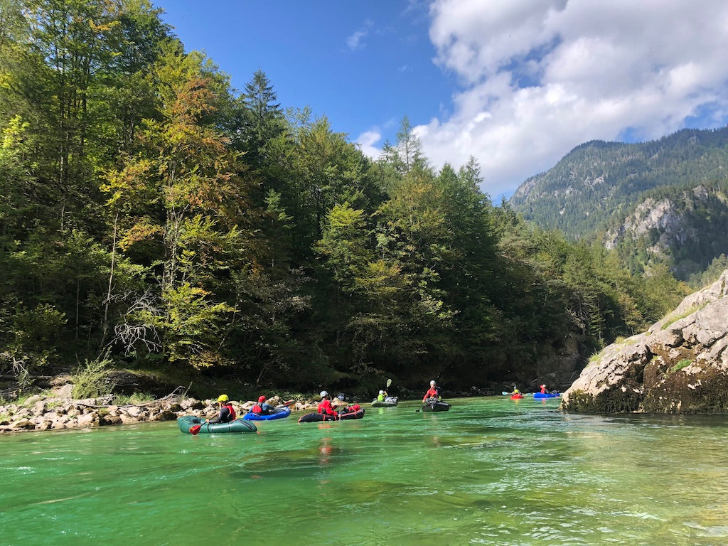 Packraften an der Salza