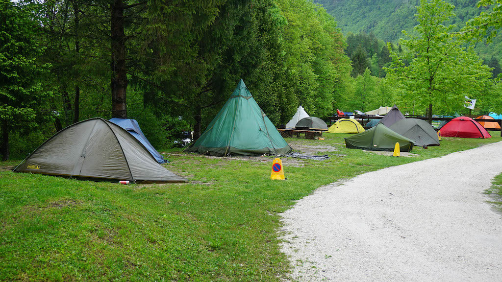 Tents at the European Packrafting Meet-up