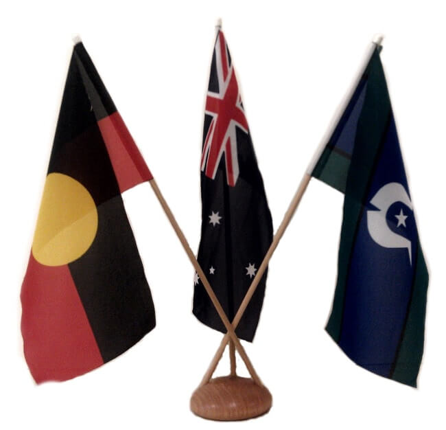 Australian Aboriginal And Tsi Desk Flag Set Flags Of All Nations