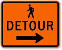 detour sign