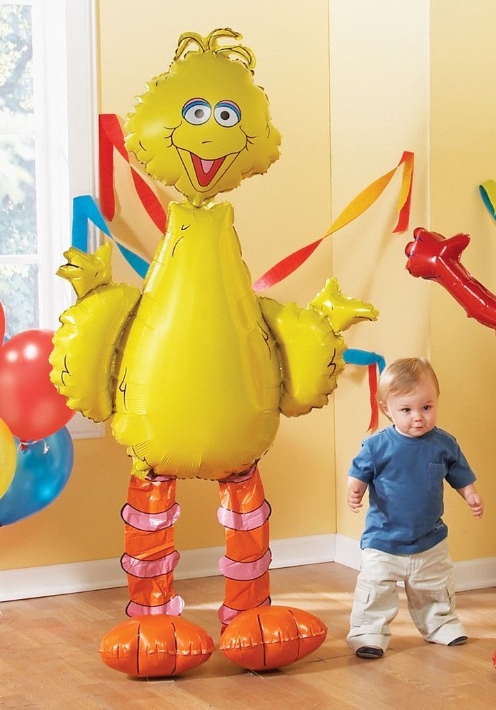 Big Bird 62" Airwalker Birthday Balloon Sesame Street