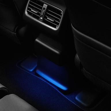 Honda Cr V Rear Blue Ambient Lighting For Black Interior