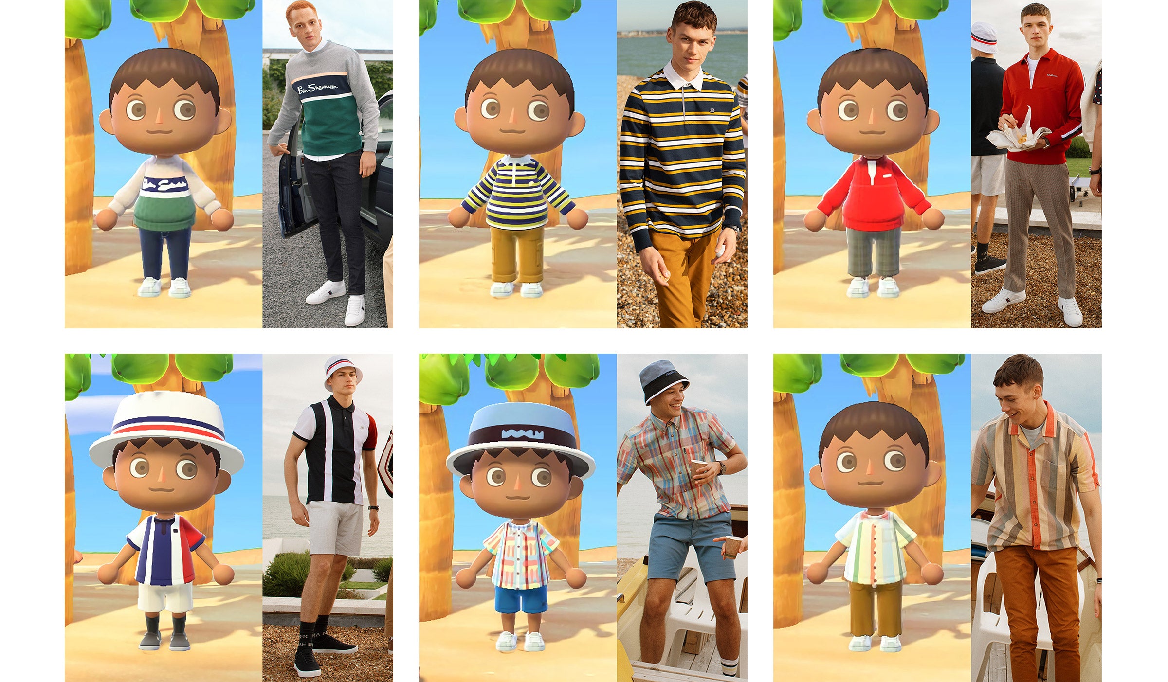 Animal Crossing x Ben Sherman Avatars