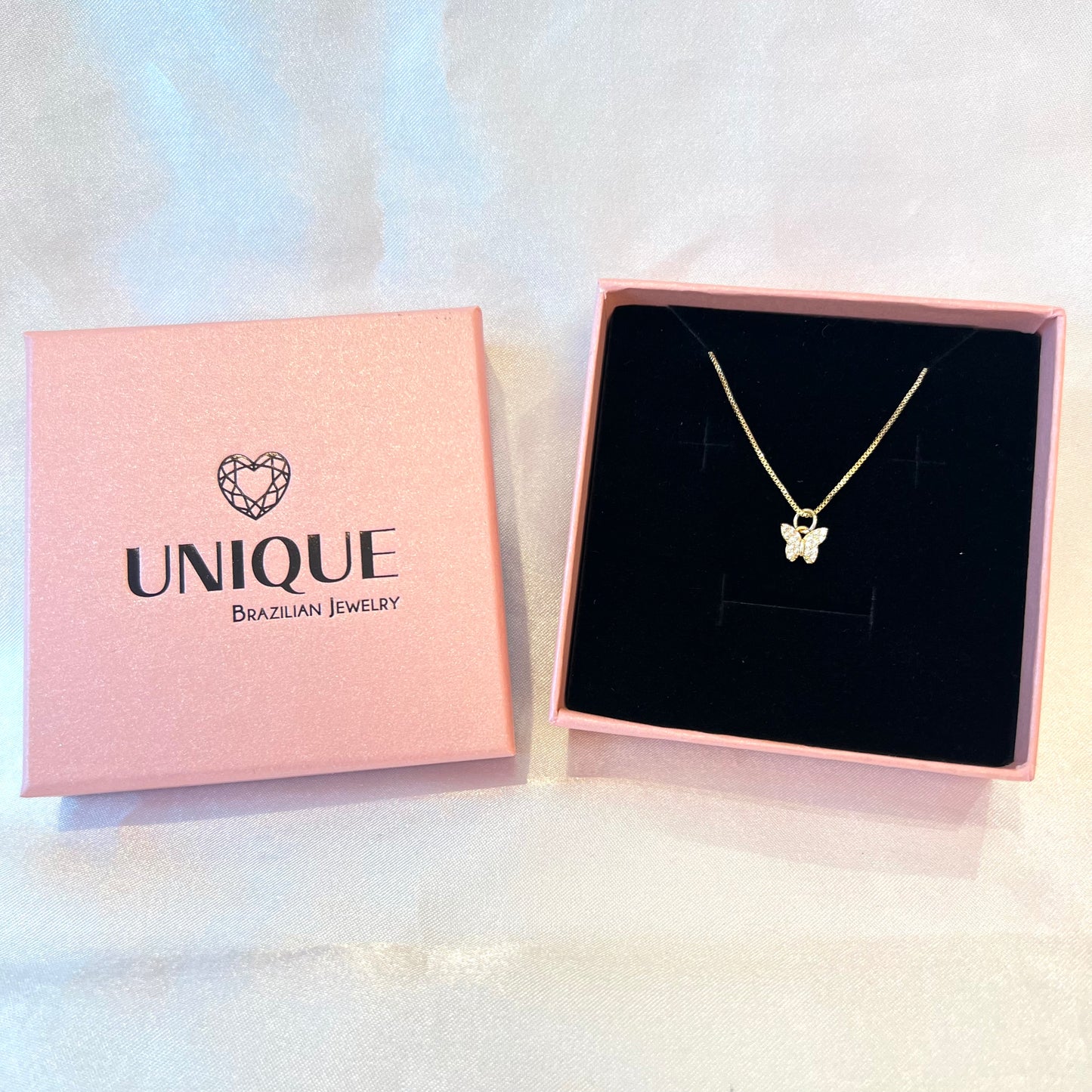 TINY BUTTERFLY NECKLACE | 18k Gold Plated