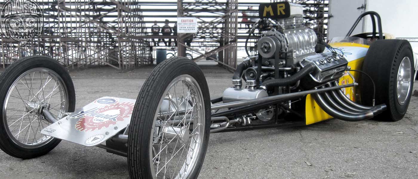 classic digger dragster at famoso bakersfield