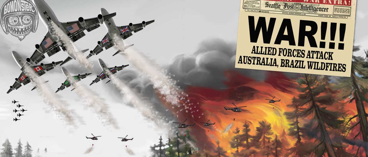 bomonster's plan to stop australian wildfires