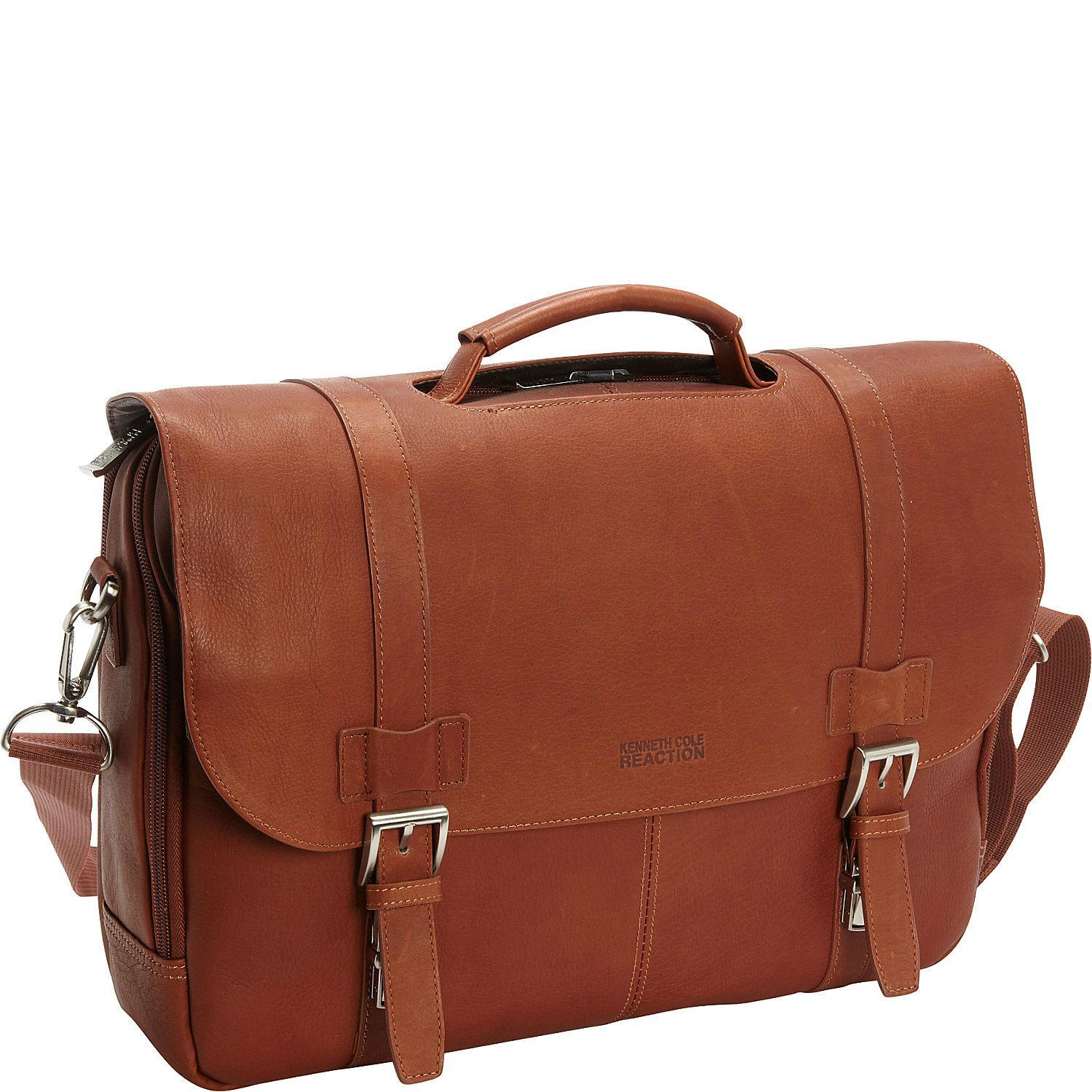 kenneth cole briefcase leather