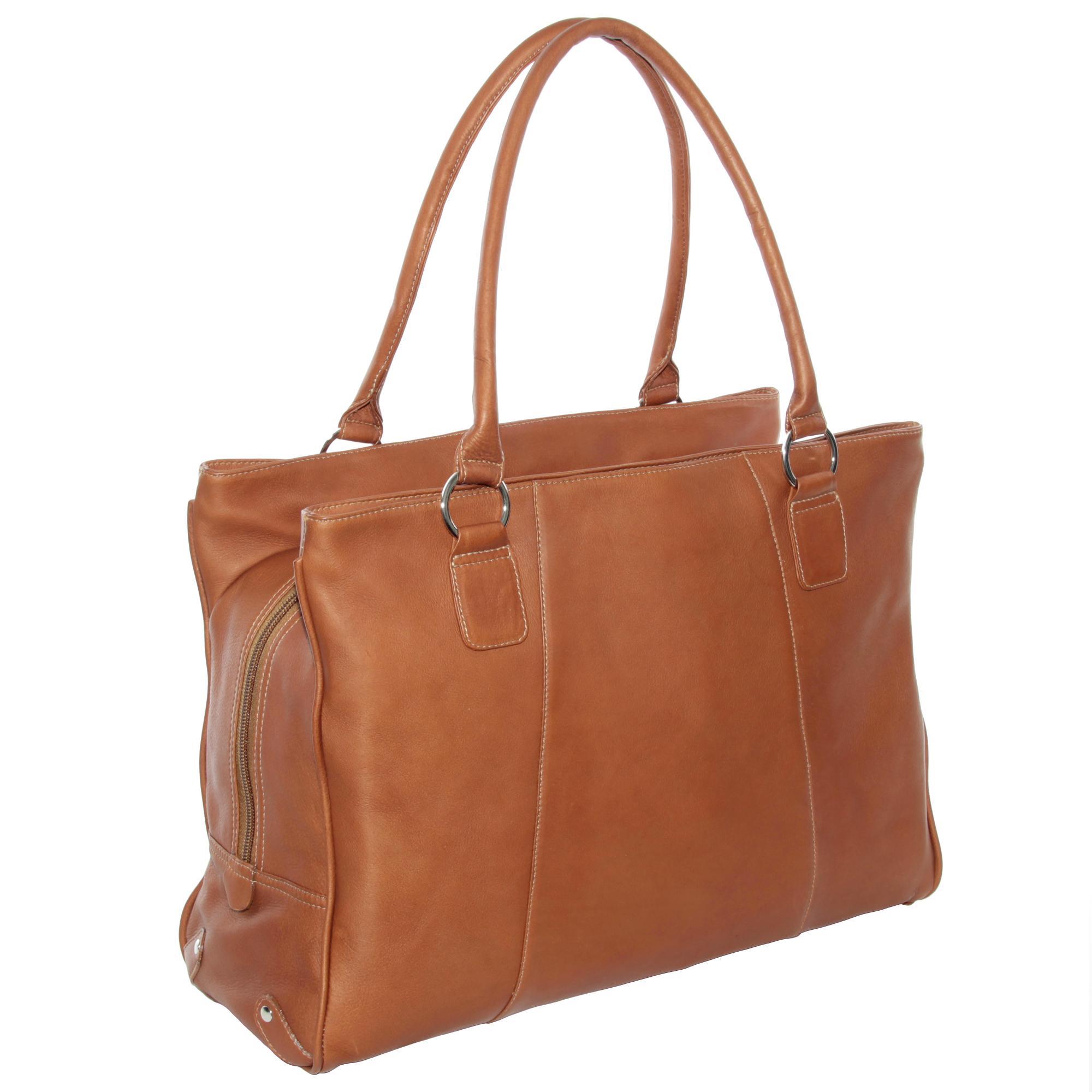 Leather Laptop Travel Tote – Luggage