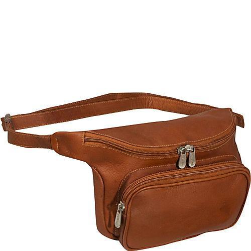 piel leather large classic waist bag