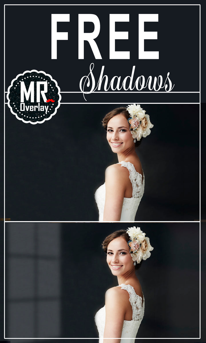 FREE shadows Photo Overlays, Photoshop overlay – MR.Overlay