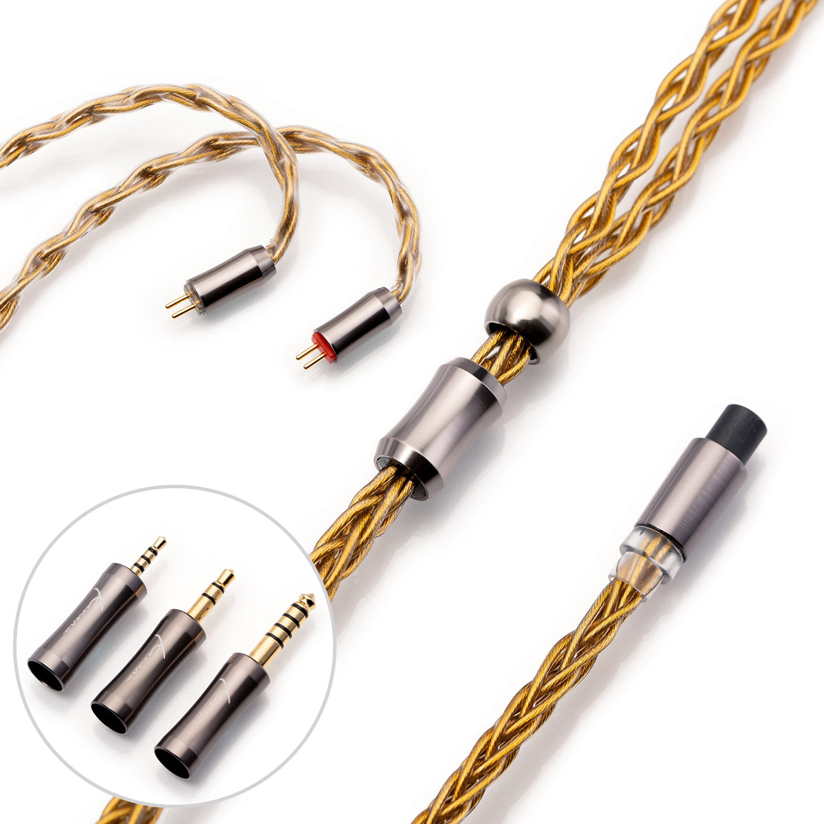 サイズ交換対象外 ALO Audio Gold 16 IEM Cable 2pin 4.4mm - イヤフォン