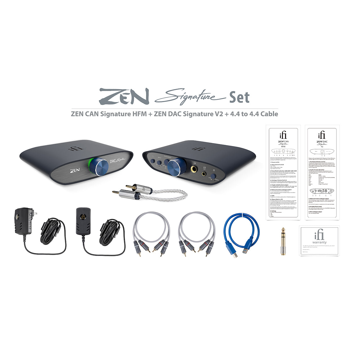 iFi ZEN Signature Set HFM (DAC V2 + CAN HFM+ 4.4mm Cable)