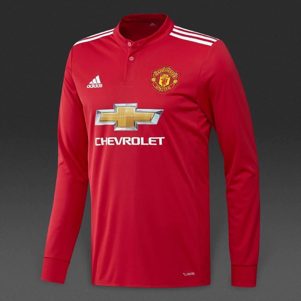 man utd long sleeve jersey