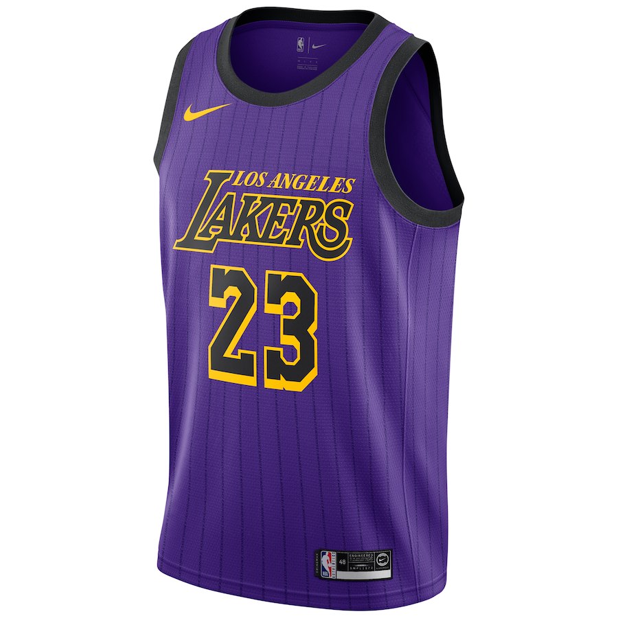 Los Angeles Lakers LeBron James Purple 