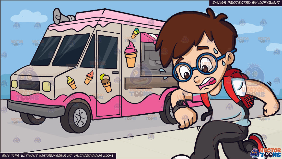 running an ice cream van