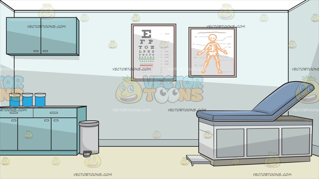 A Doctors Examination Room Background Clipart Cartoons By