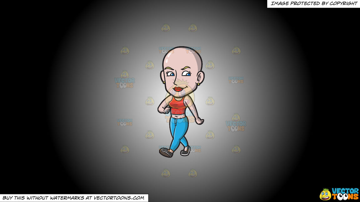 Clipart A Woman Sporting A Bald Head On A White And Black Gradient Ba Clipart Cartoons By Vectortoons Cartoon bald head woman illustrations & vectors. clipart a woman sporting a bald head on a white and black gradient ba clipart cartoons by vectortoons