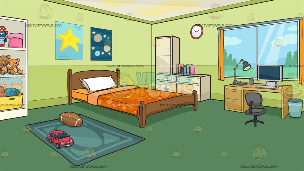 Bedroom Cartoon - Free Cartoon Bedroom Cliparts, Download Free Clip Art