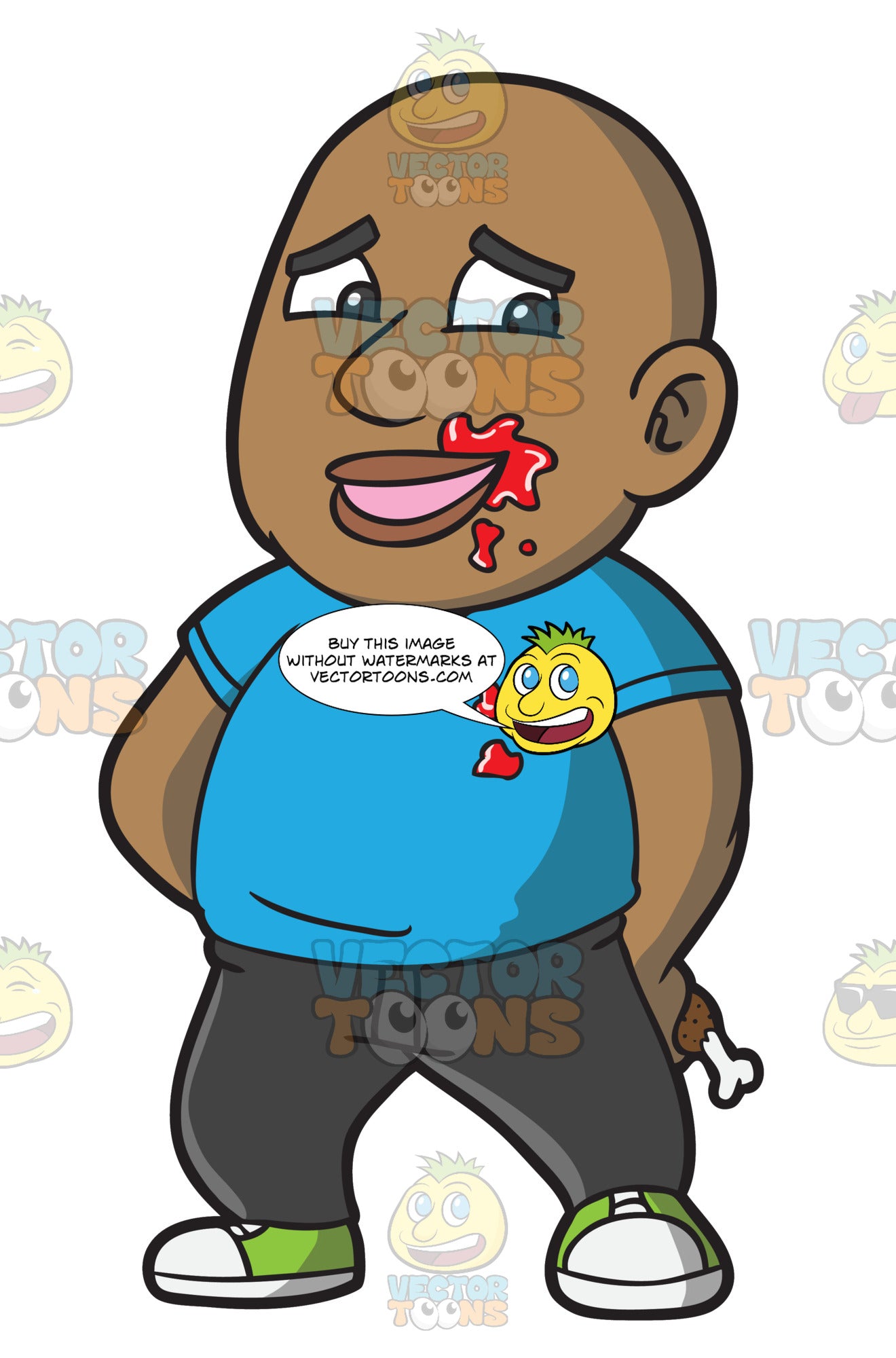 embarrassed person clipart free