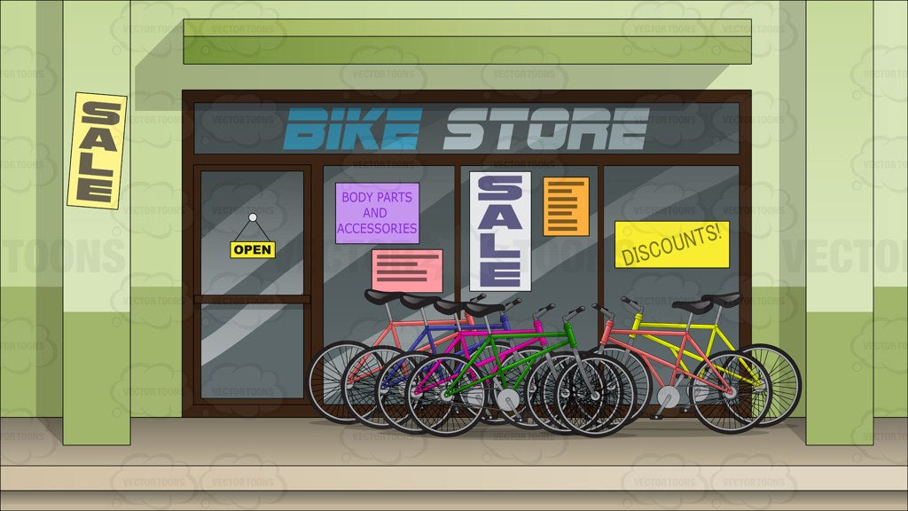 outside bike store