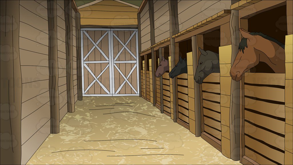 Horse Stables Background