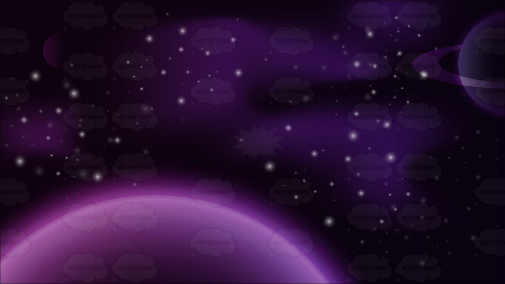 Outer Space Background – Clipart Cartoons By VectorToons